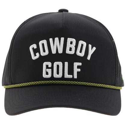 Hooey "Cowboy Golf" Black Hat
