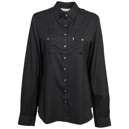 Hooey "Sol Competition" Ladies Black Long Sleeve
