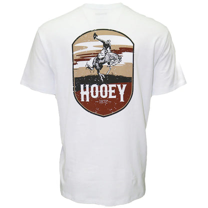 Hooey "Cheyenne" White Pocket T-shirt