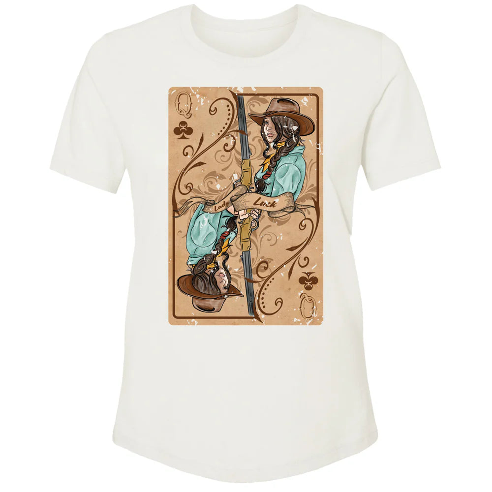 Hooey "Lady Luck" Cream T-Shirt