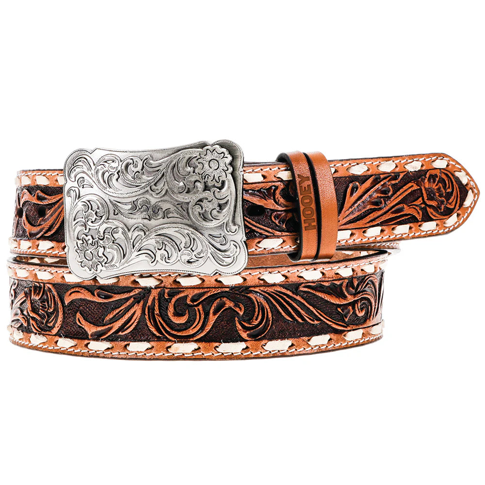 Hooey "Sonoma" Ladies Floral Hand Tooled Belt