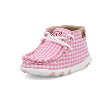 Twisted X Pink Gingnam Chukka Driving Mocs