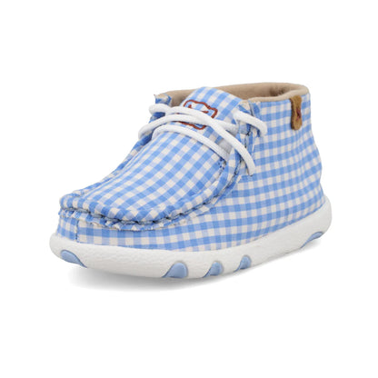 Twisted X Blue Gingham Chukka Driving Moc