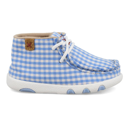 Twisted X Blue Gingham Chukka Driving Moc