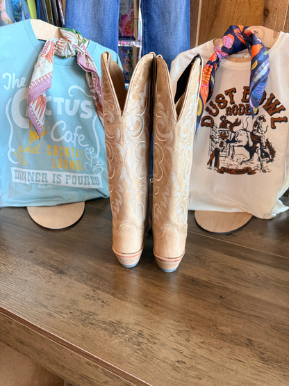Old West Vanilla Latte Boots