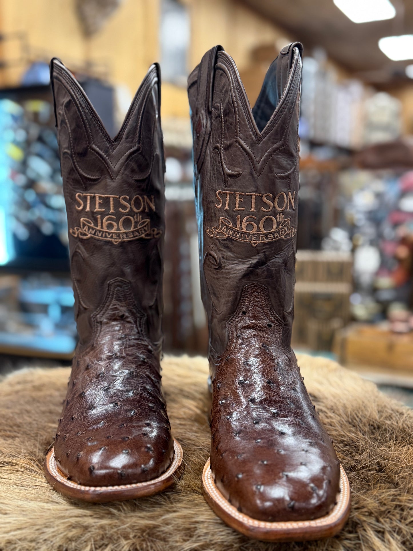 Stetson Anniversary FQ Ostrich Boots