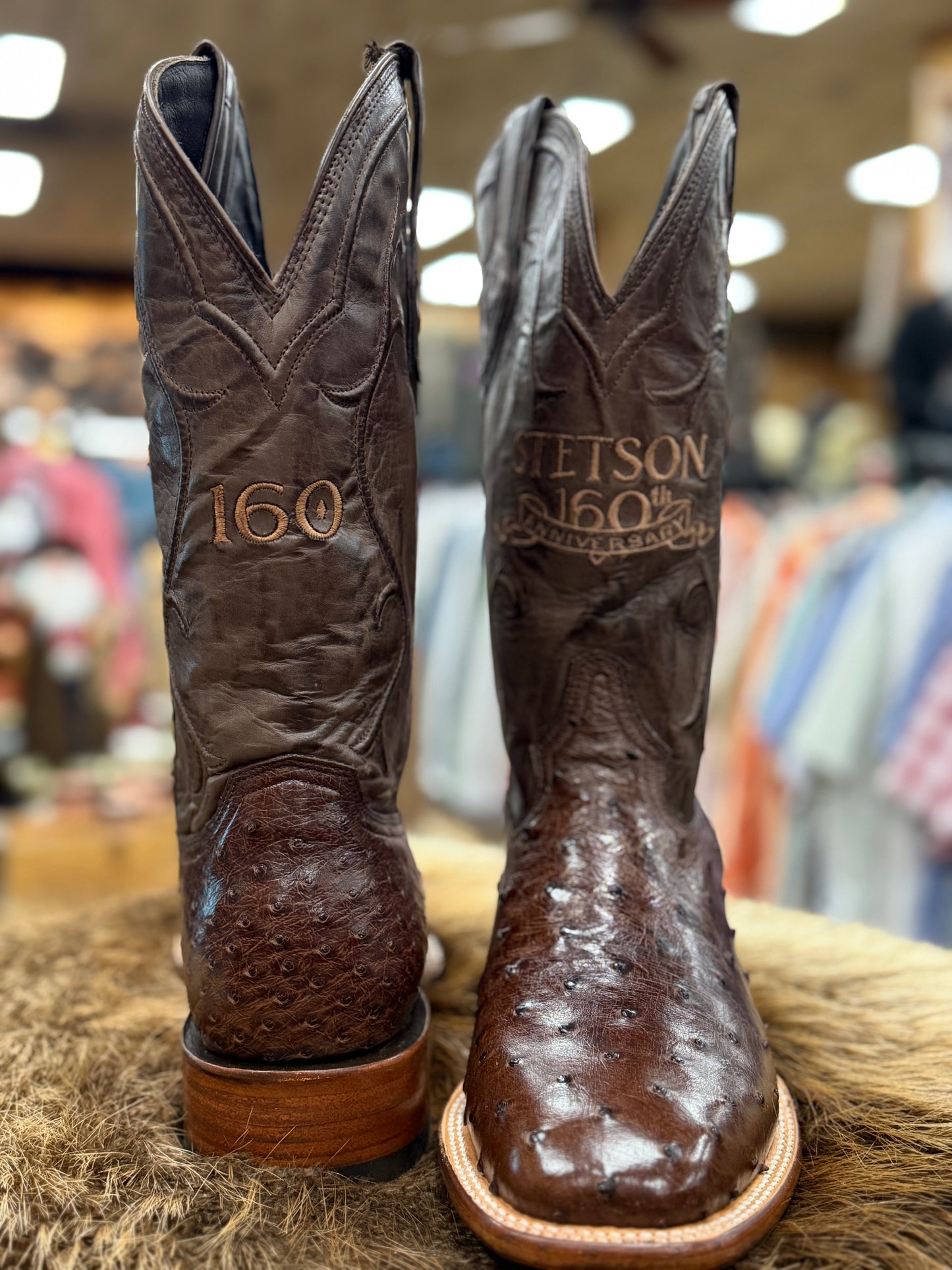 Stetson Anniversary FQ Ostrich Boots