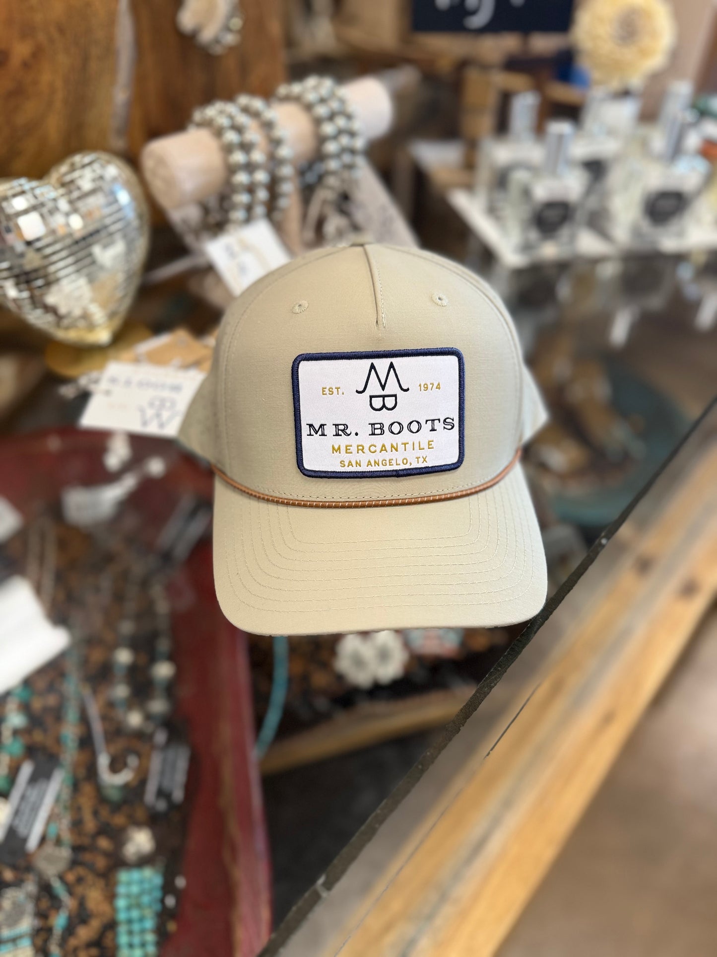 Mr. Boots Taupe Hat