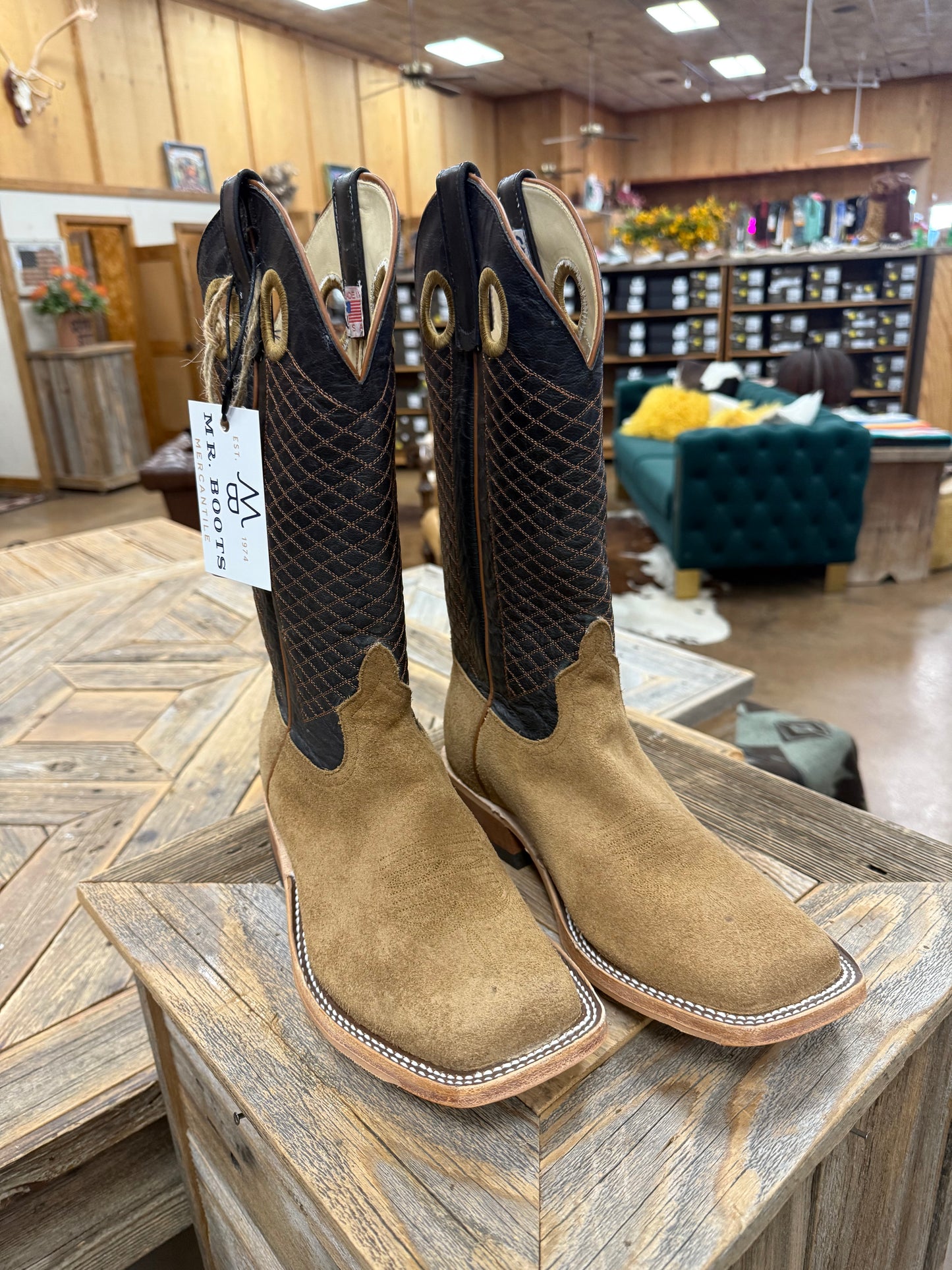 Anderson Bean Sahara Suede Boots