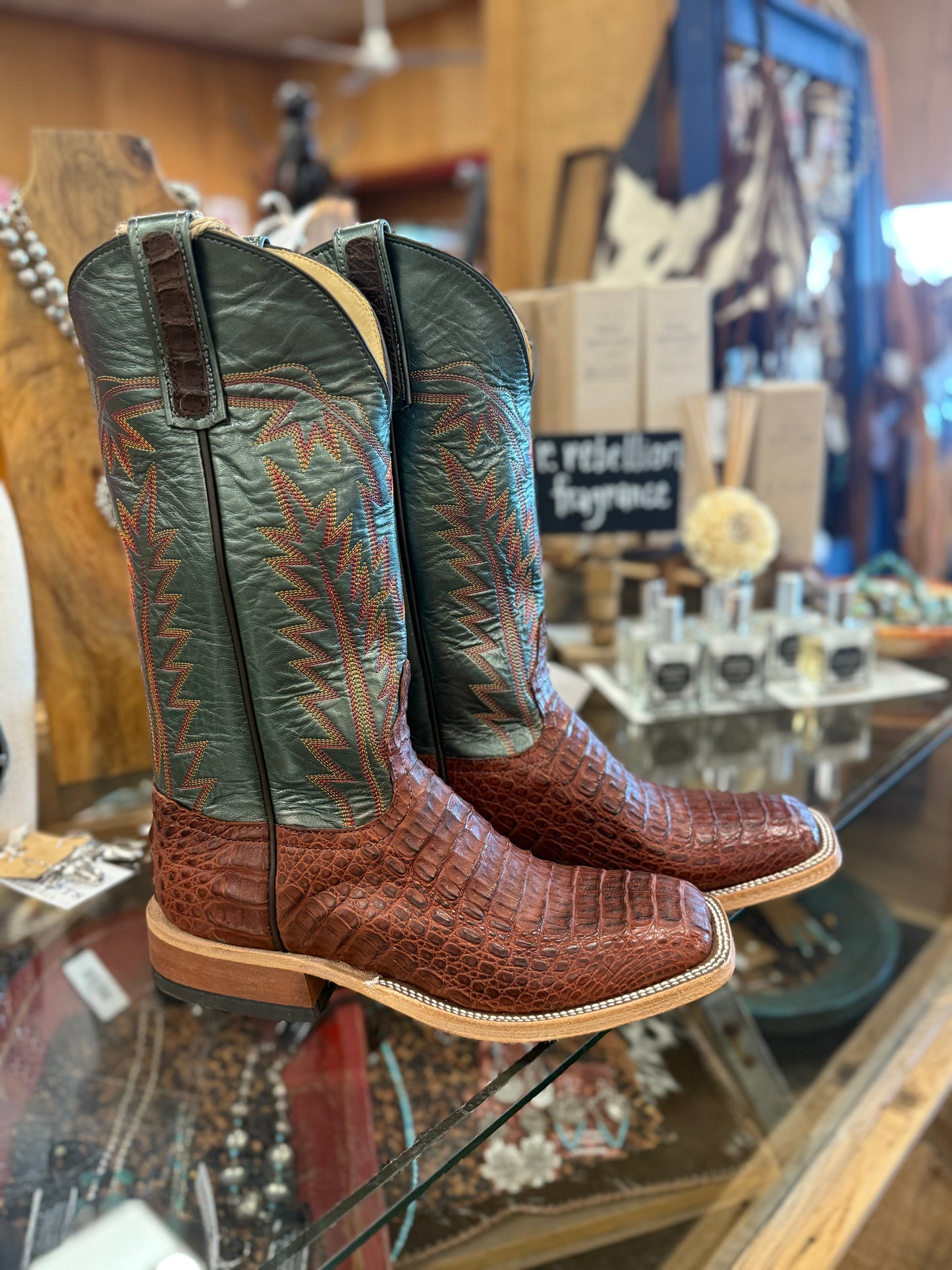 Anderson Bean Rust Lux Caiman Boots
