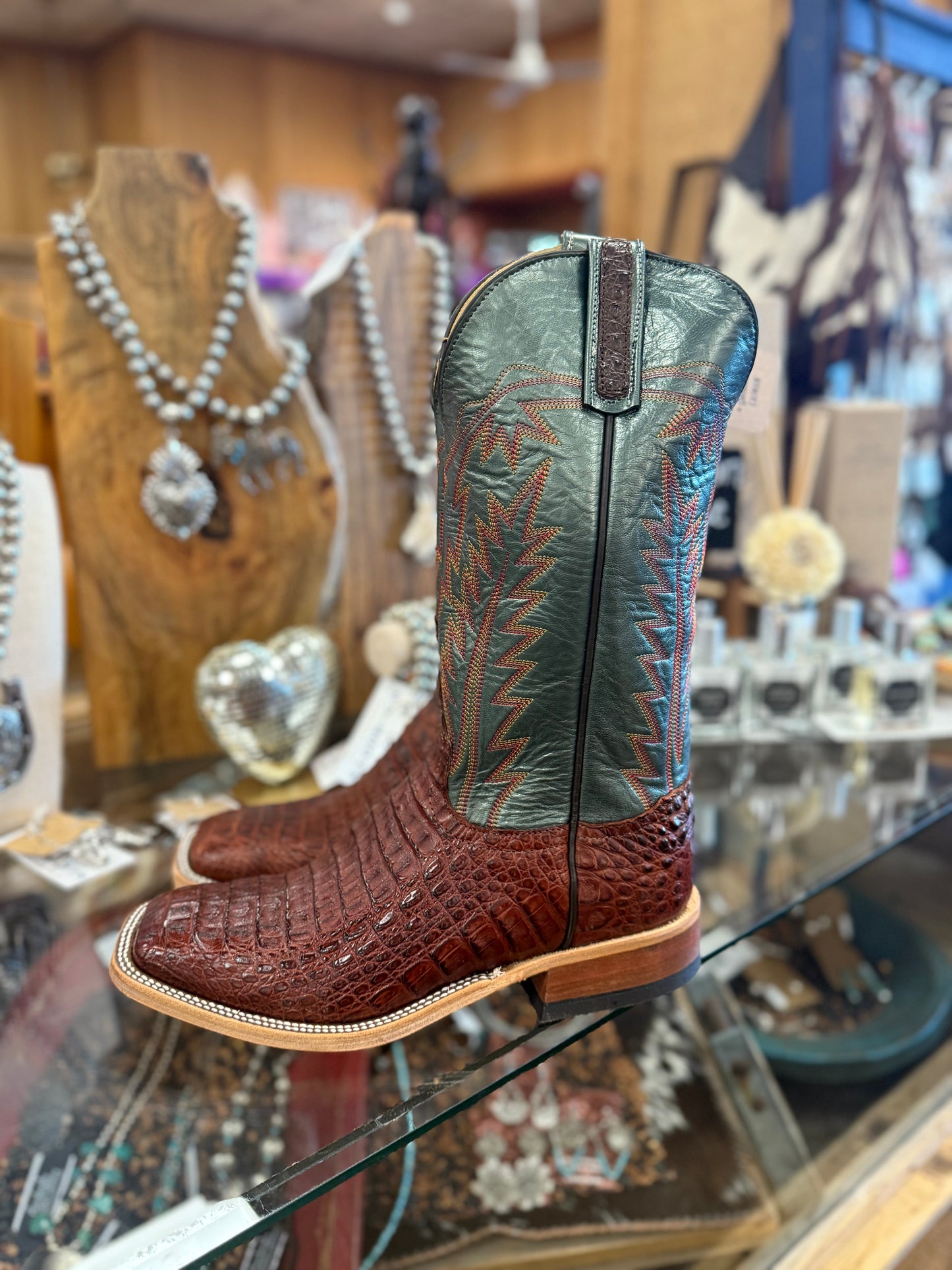 Anderson Bean Rust Lux Caiman Boots