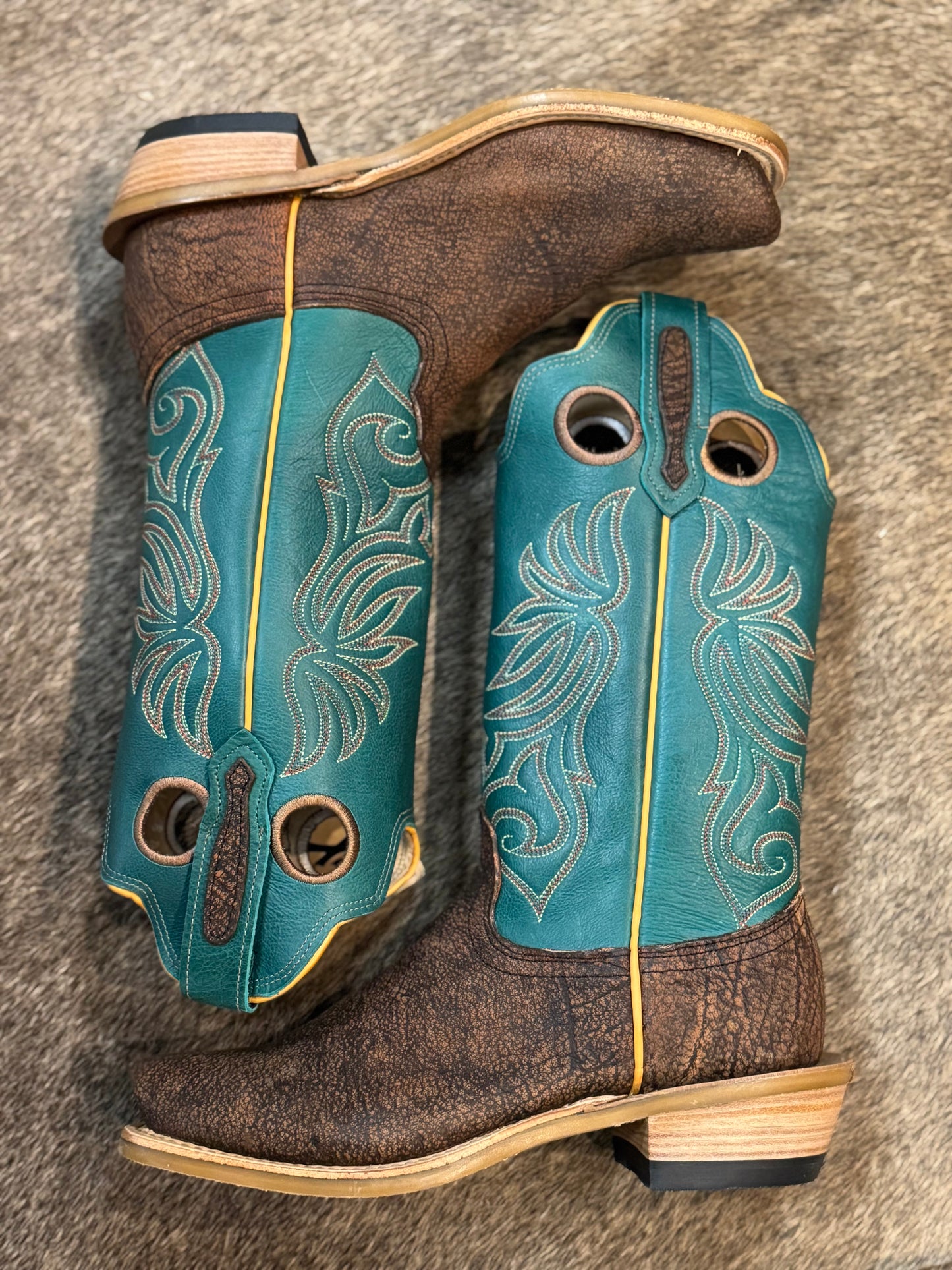Mr. Boots Exclusive Fenoglio Rust Safari Buffalo Boots