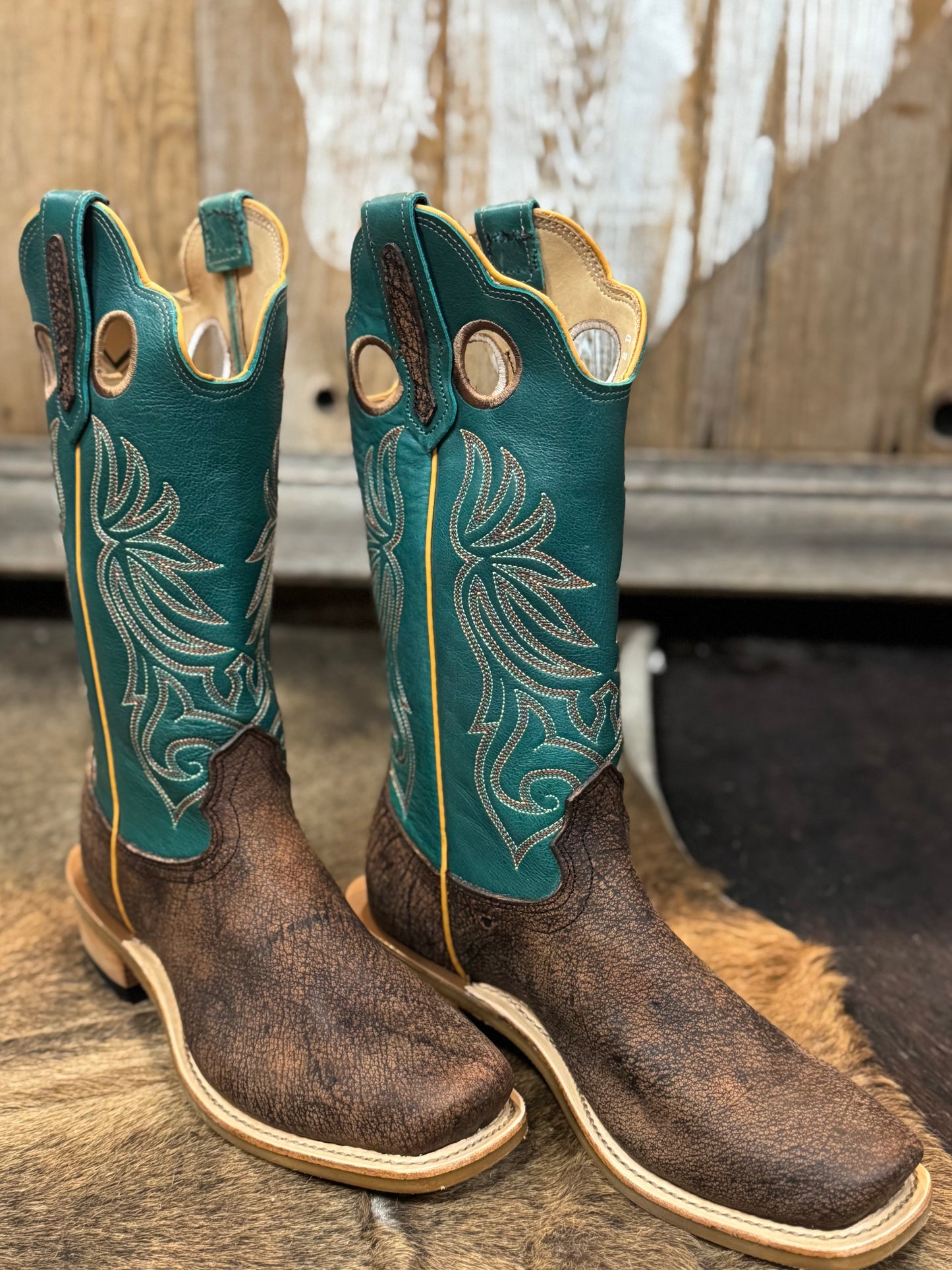 Mr. Boots Exclusive Fenoglio Rust Safari Buffalo Boots