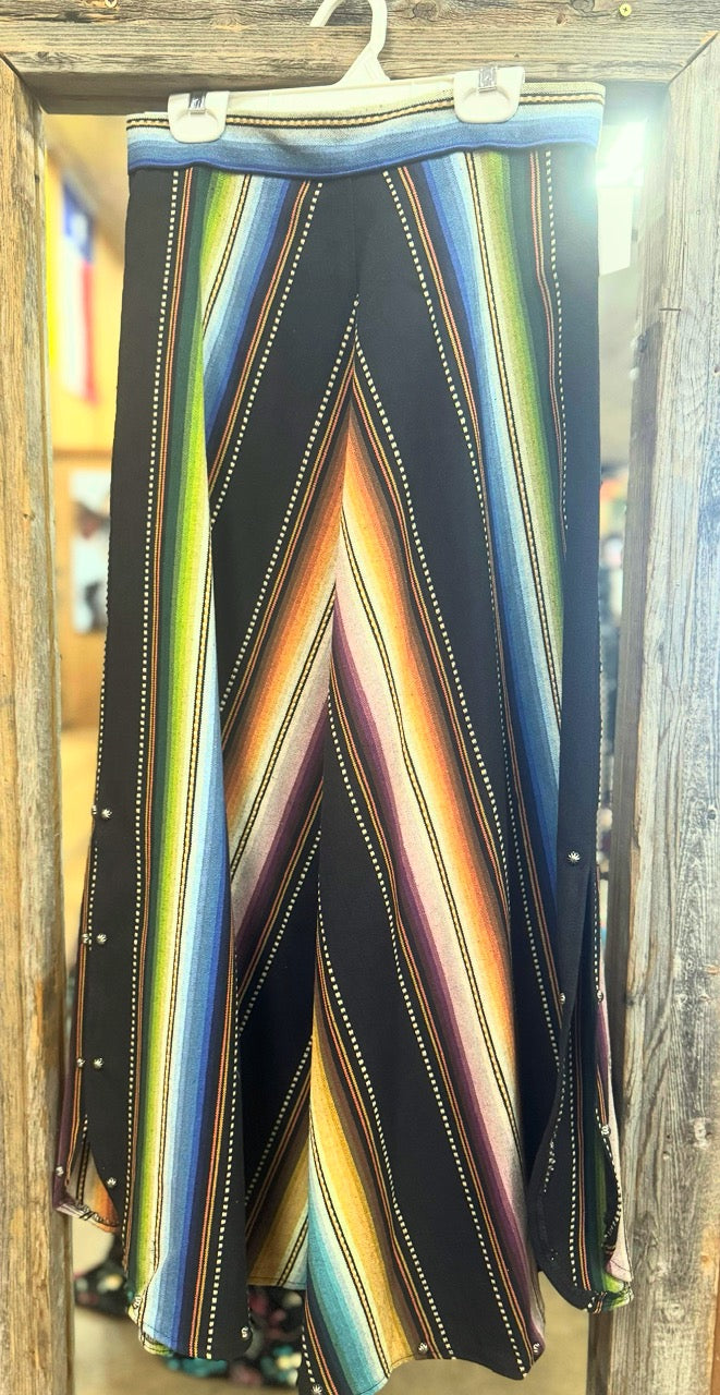 Silverado Chelsae Black Saltillo Skirt