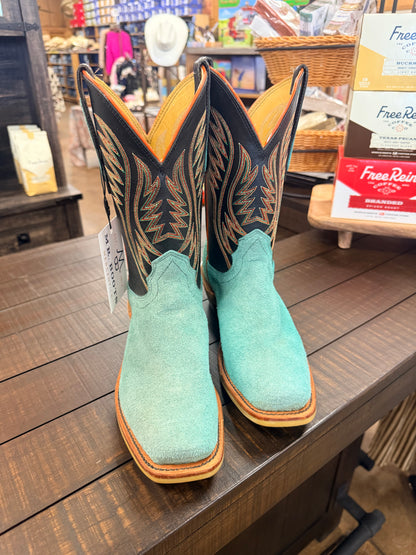Fenoglio Women's Turquoise Roughout Boots