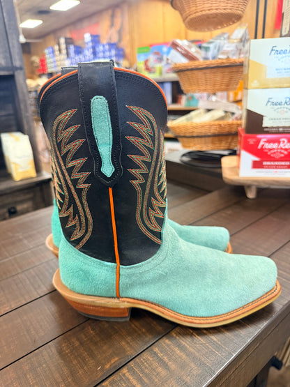 Fenoglio Women's Turquoise Roughout Boots