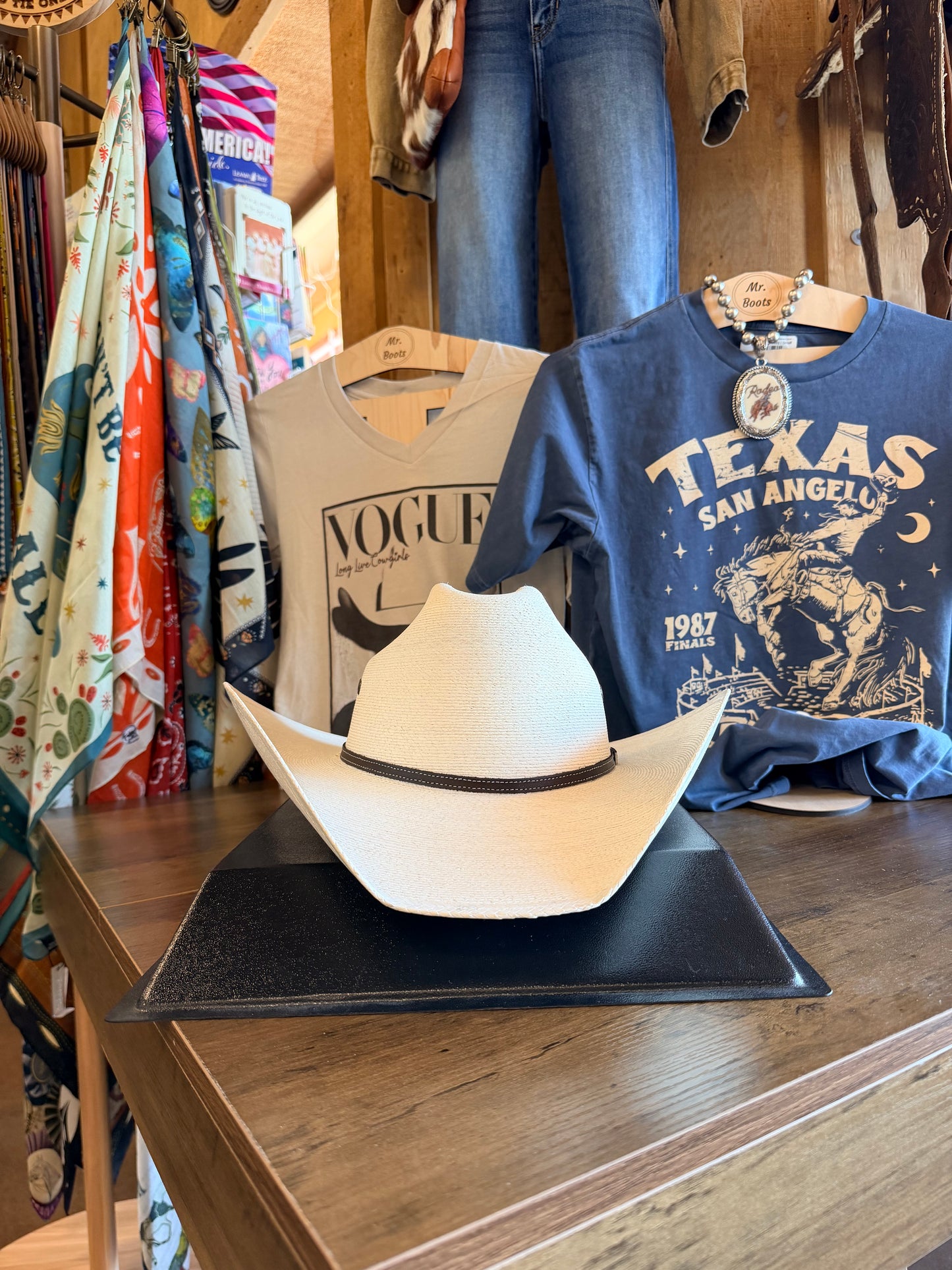 Atwood Hereford Eyelets Cowboy Hat