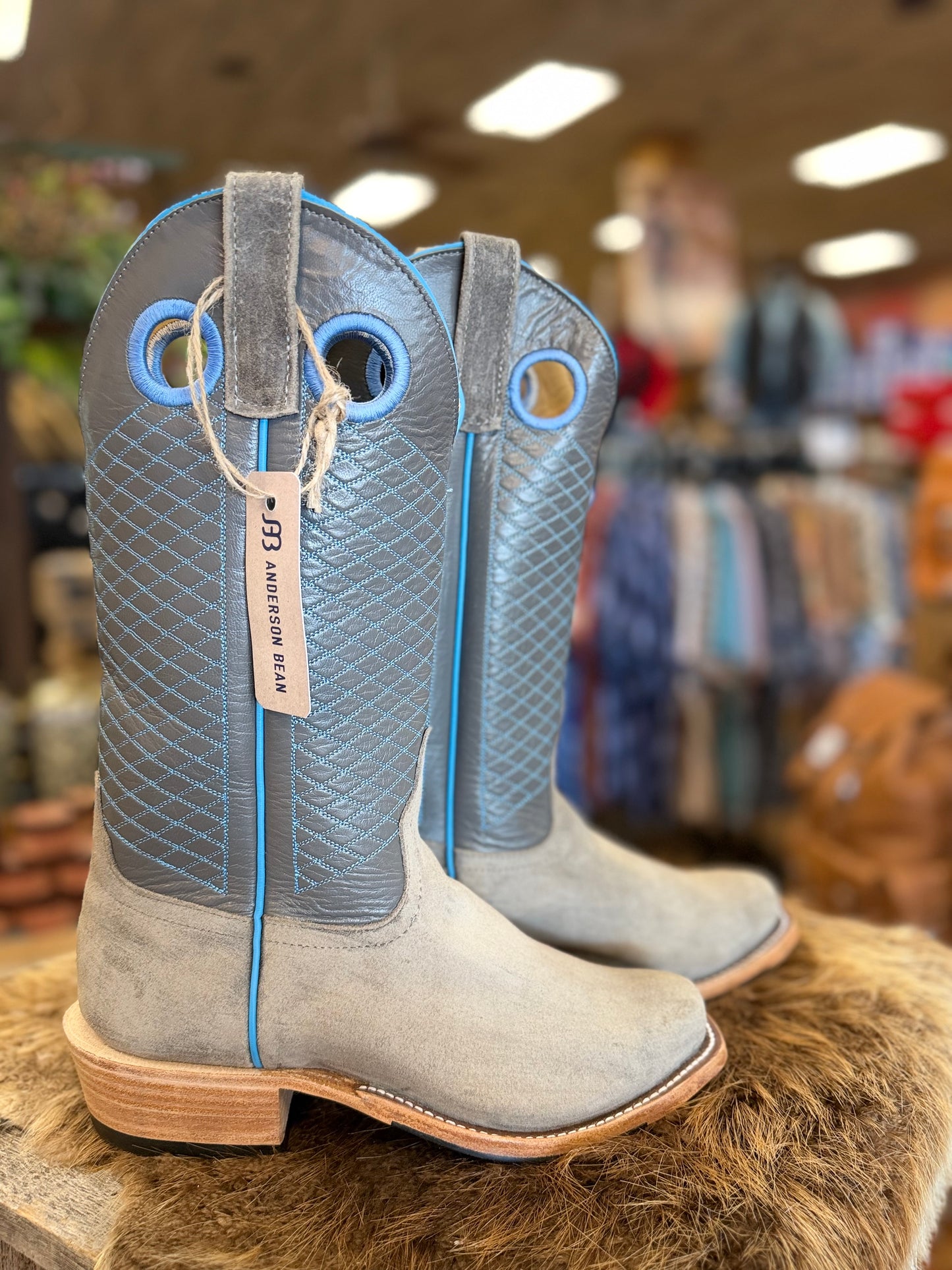 Anderson Bean Stone Waxy Kudu Boots