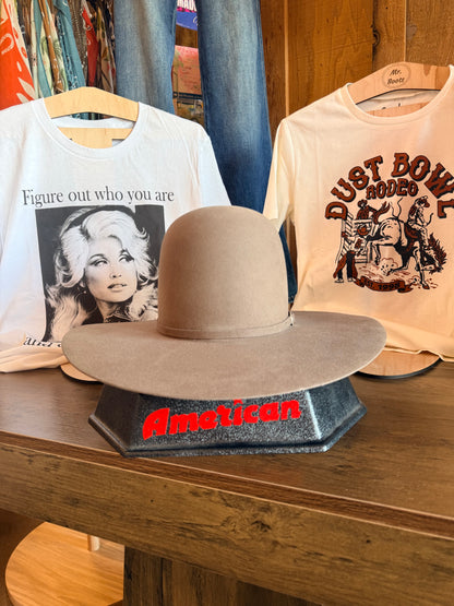 American Hat Co. 40X Pecan 4 1/4"" Brim Cowboy Hat