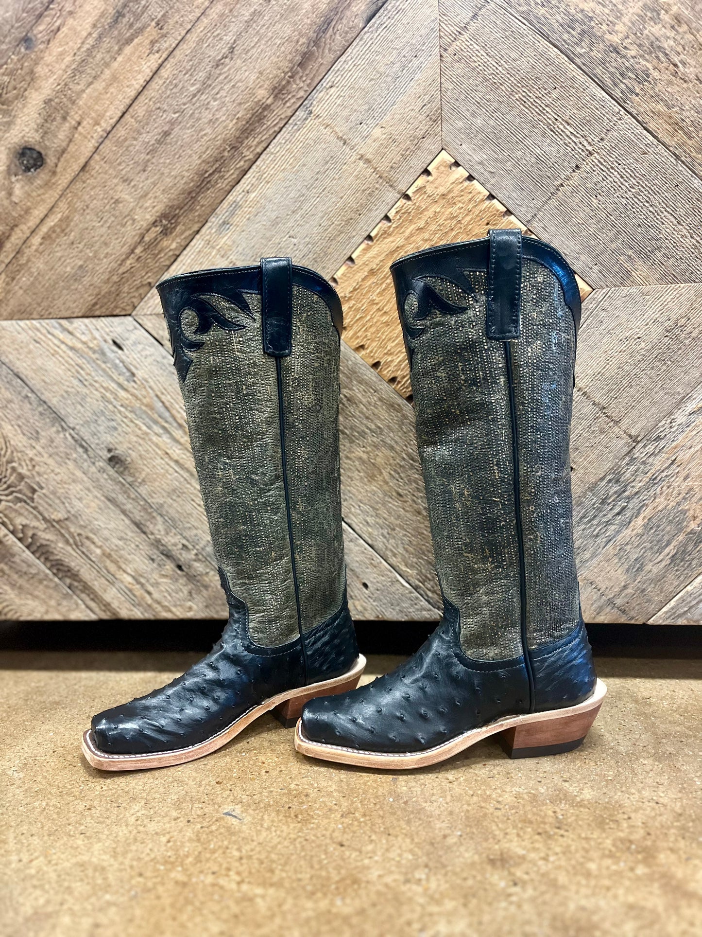 Mr. Boots Exclusive Anderson Bean The Sophie FQ Ostrich Boots