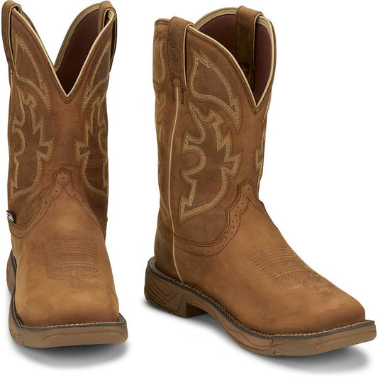 Justin Rush 11" Waterproof Steel Toe Boots