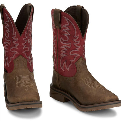 Justin Thorn 11" Waterproof Met Guard Comp Toe Boots
