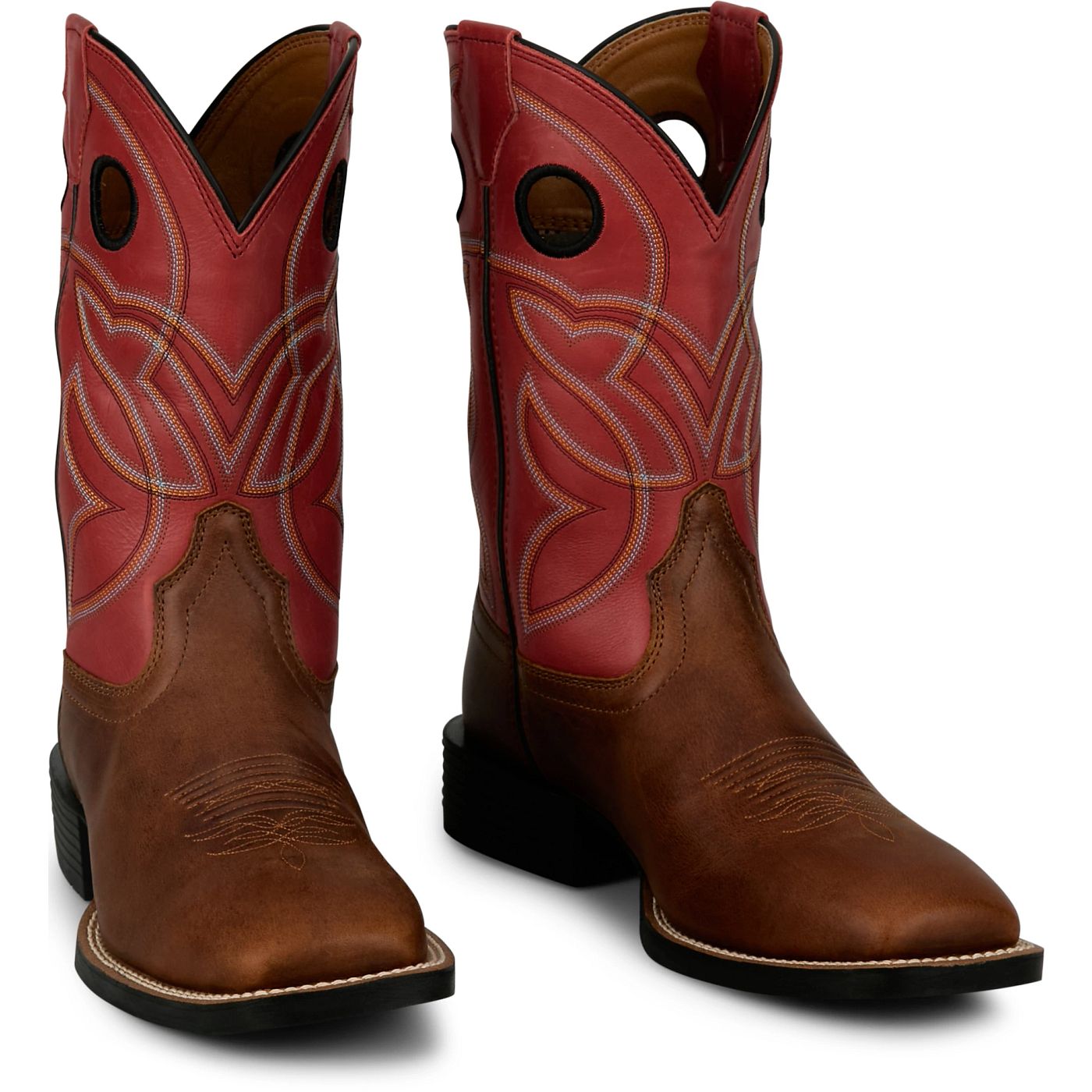 Justin Boots Red Lubbock 11" Western Boots
