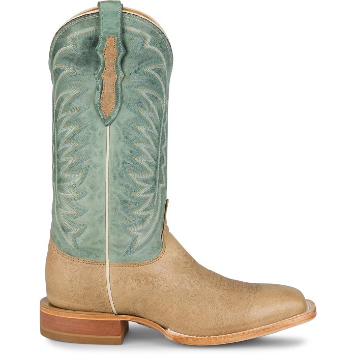 Justin Bone Burchett 13" Goat Boots