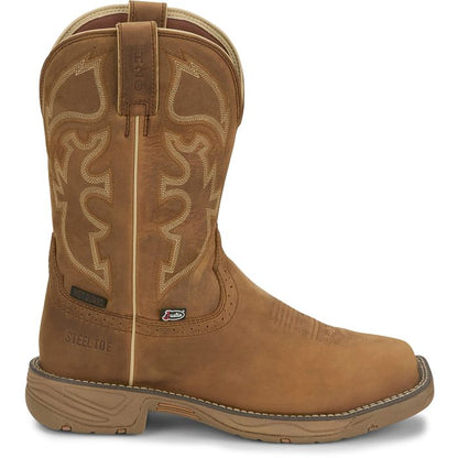 Justin Rush 11" Waterproof Steel Toe Boots