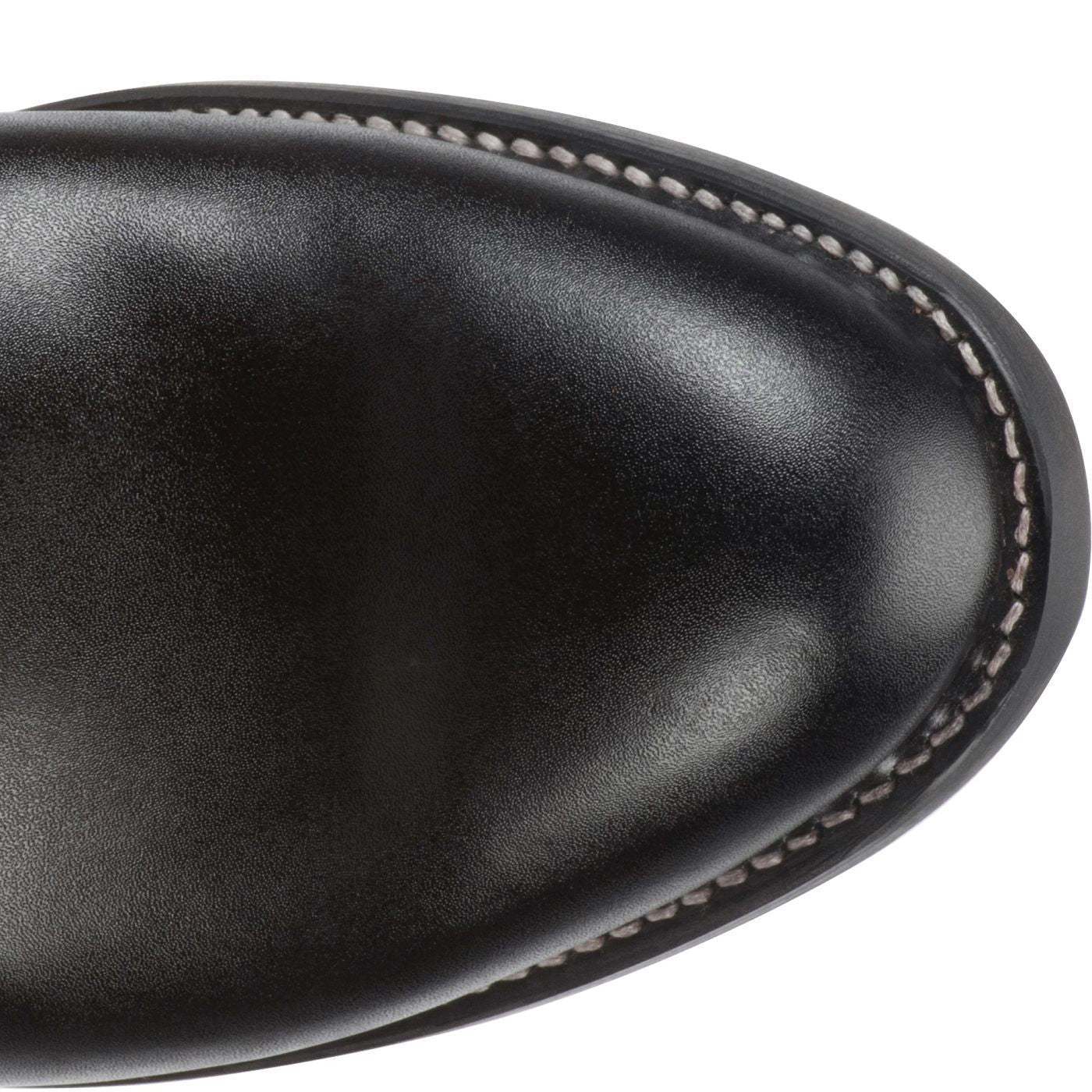 Justin Boots Black Cowhide Jackson 10" Roper Boots