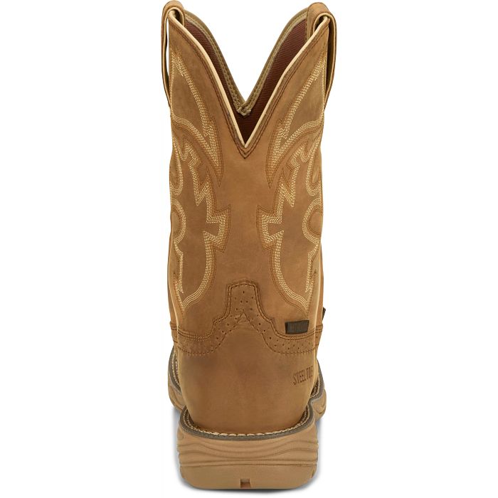 Justin Rush 11" Waterproof Steel Toe Boots