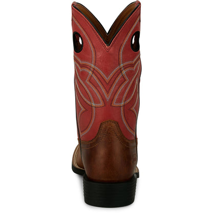 Justin Boots Red Lubbock 11" Western Boots