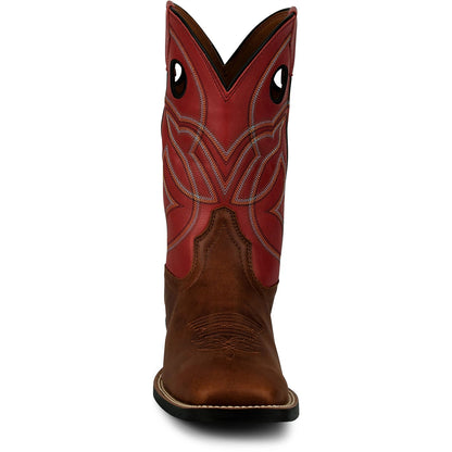 Justin Boots Red Lubbock 11" Western Boots