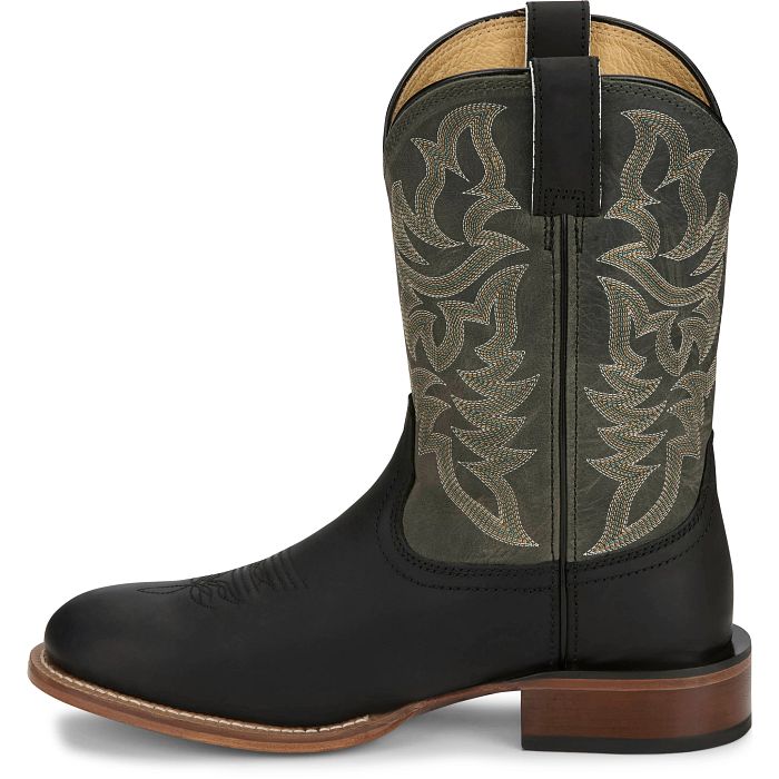 Justin Disco Man 11" Western Midnight Boots