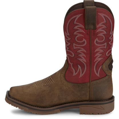 Justin Thorn 11" Waterproof Met Guard Comp Toe Boots