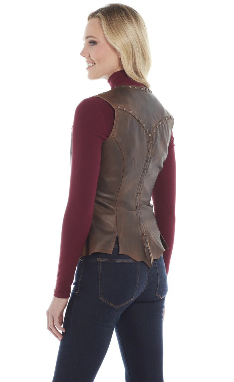 Cripple Creek Women's Genuine Leather Vest