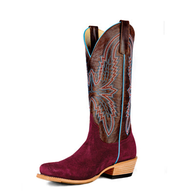 Macie Bean Burgundy Suede Boots