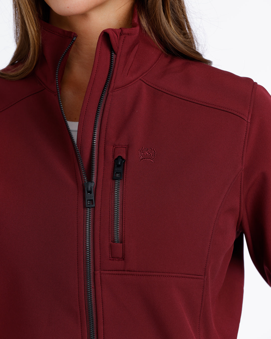 Cinch Women's Burgundy Bonded Jacket