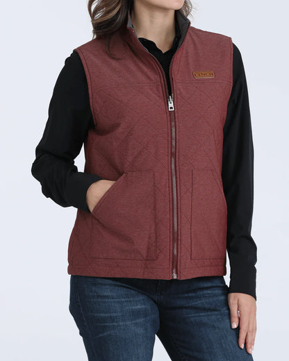 Cinch Burgundy Reversable Vest