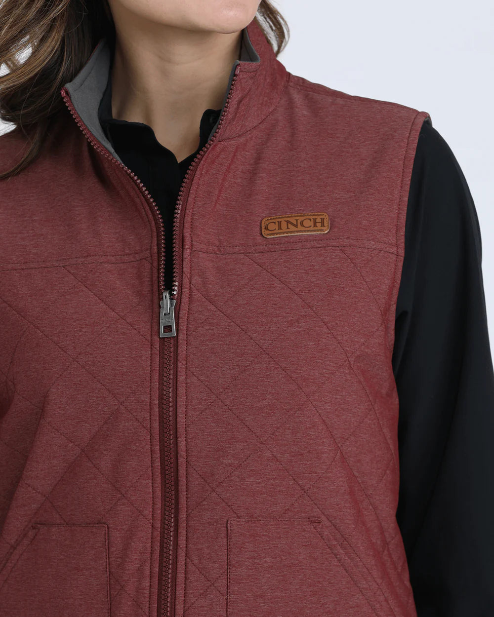 Cinch Burgundy Reversable Vest