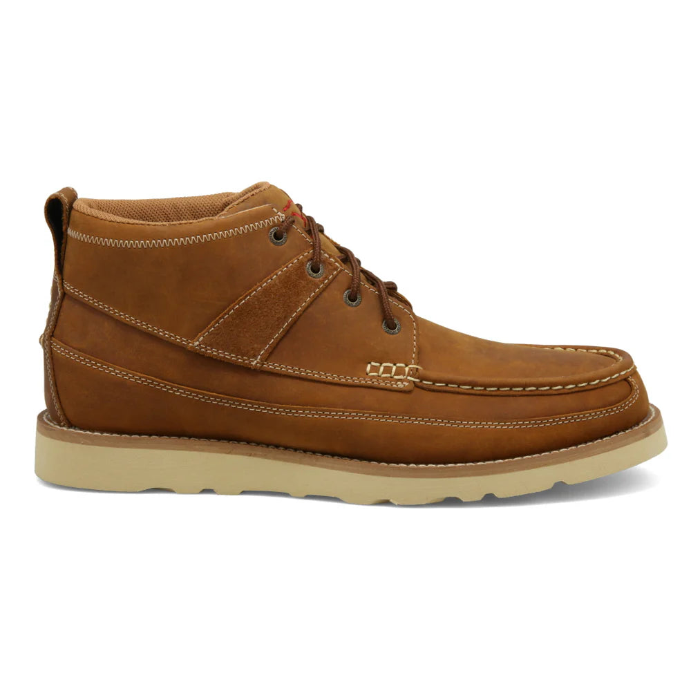 Twisted X Oiled Saddle 4" Wedge Sole Boots