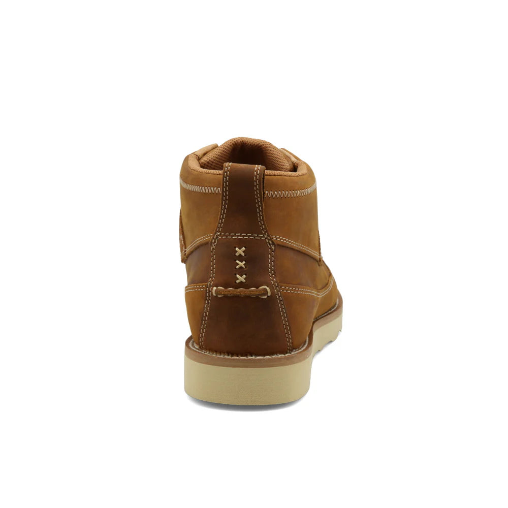 Twisted X Oiled Saddle 4" Wedge Sole Boots