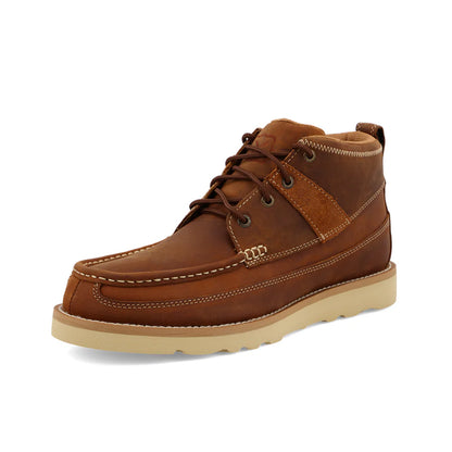 Twisted X Oiled Saddle 4" Wedge Sole Boots