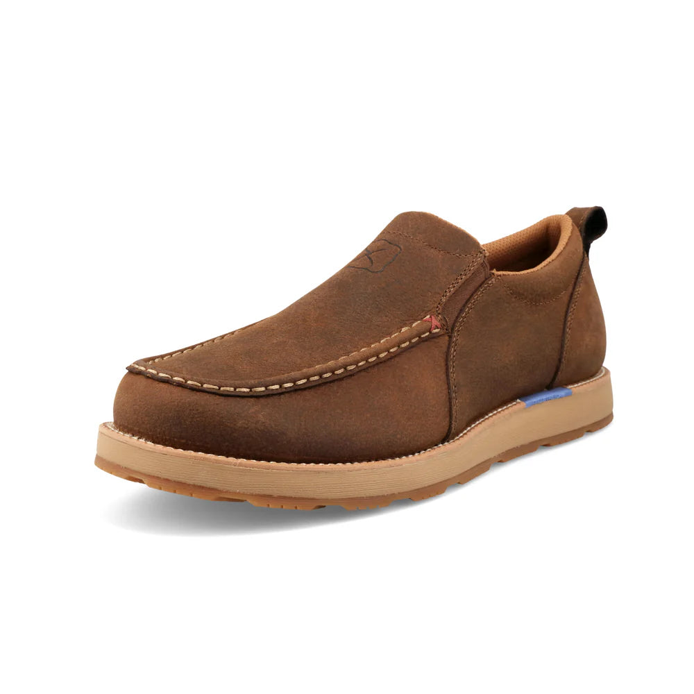 Twisted X Tawny Brown CellStretch Wedge Sole Slip-On