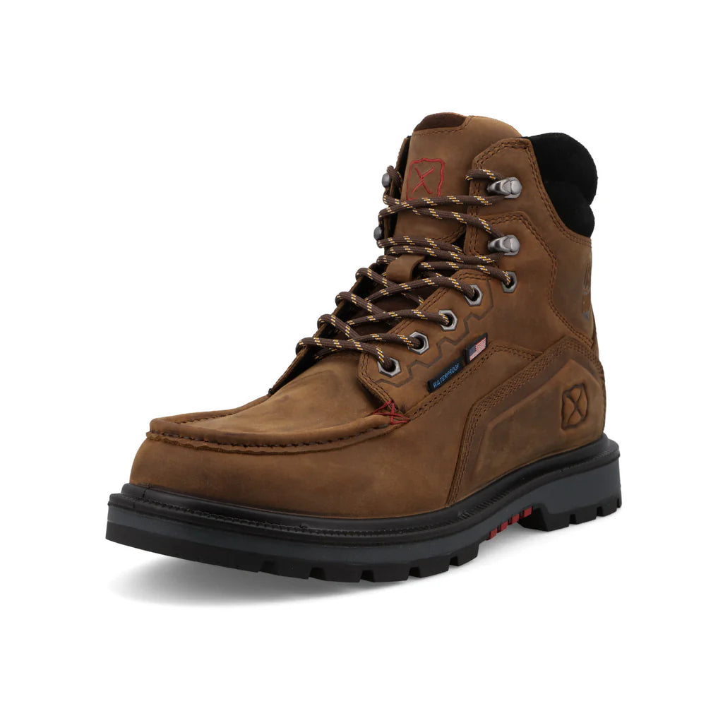 Twisted X Brown & Black 6" Work Boot