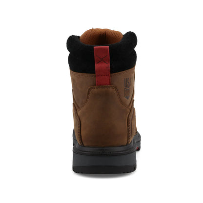 Twisted X Brown & Black 6" Work Boot
