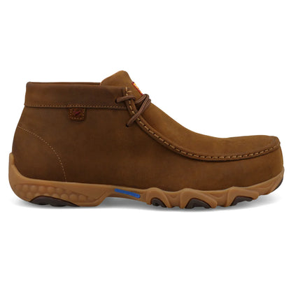 Twisted X Distressed Saddle Work Chukka Driving Moc