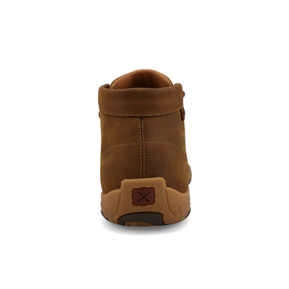 Twisted X Distressed Saddle Work Chukka Driving Moc