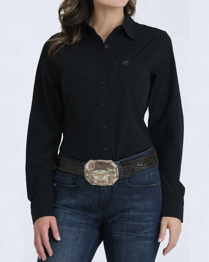 Cinch Women’s Solid Arenaflex® Button-Down Western Shirt