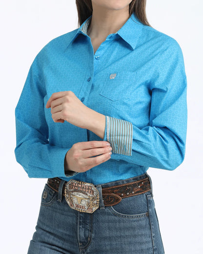 Cinch Women’s Arena Fit Button-Down Western Shirt